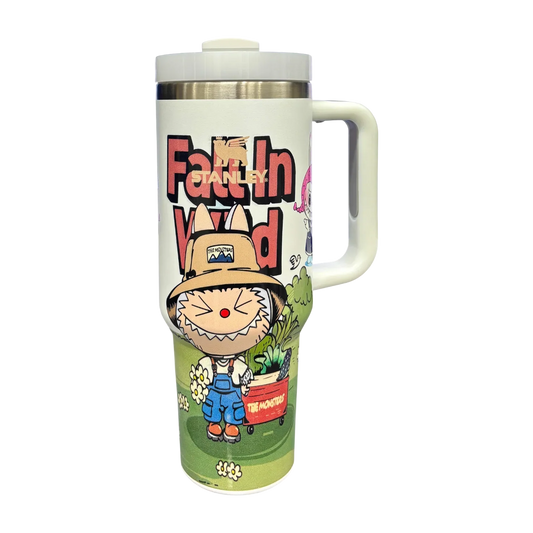 Stanley X Labubu The Quencher H2.0 FlowState™ Tumbler | 1.18L with Straw for Water (40 oz) - Jaiman Toys