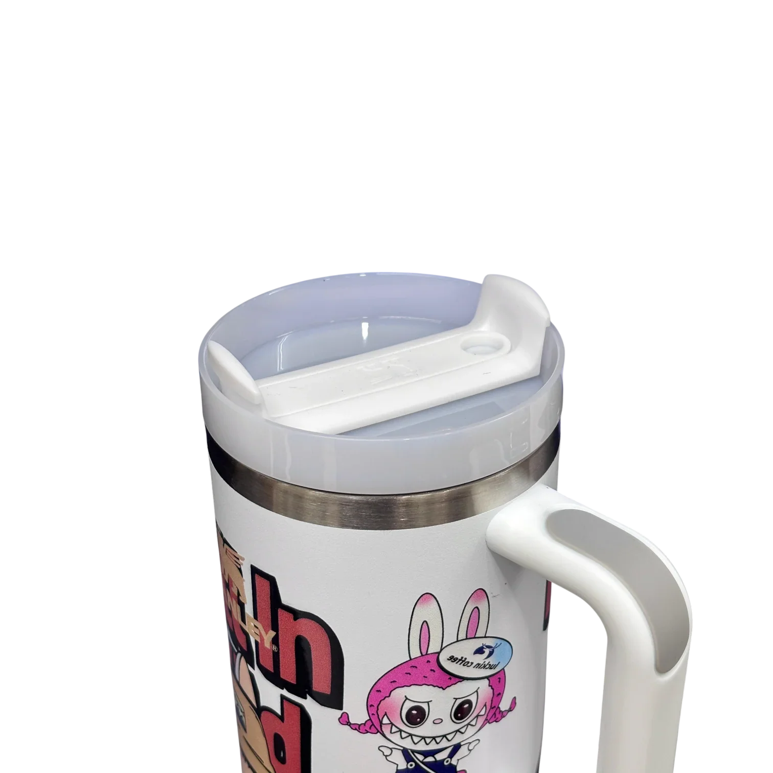 Stanley X Labubu The Quencher H2.0 FlowState™ Tumbler | 1.18L with Straw for Water (40 oz) - Jaiman Toys