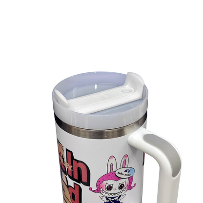 Stanley X Labubu The Quencher H2.0 FlowState™ Tumbler | 1.18L with Straw for Water (40 oz) - Jaiman Toys