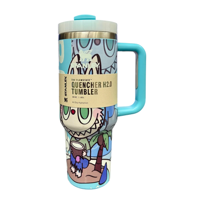 Stanley X Labubu The Quencher H2.0 FlowState™ Tumbler | 1.18L with Straw for Water (40 oz) - Jaiman Toys