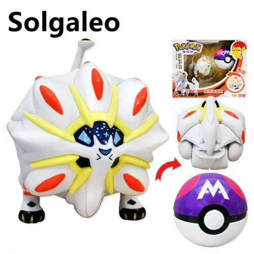 Solgaleo Pokémon Ball Play Set with Legendary Figure ZC8912 – Toys & Games for Kids Ages 3+ - Jaiman Toys