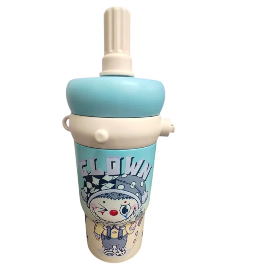 Labubu & Tycoco Sipper Water Bottle 1Ltr Stainless Steel - Jaiman Toys