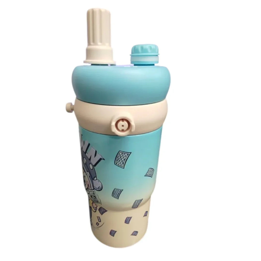 Labubu & Tycoco Sipper Water Bottle 1Ltr Stainless Steel - Jaiman Toys