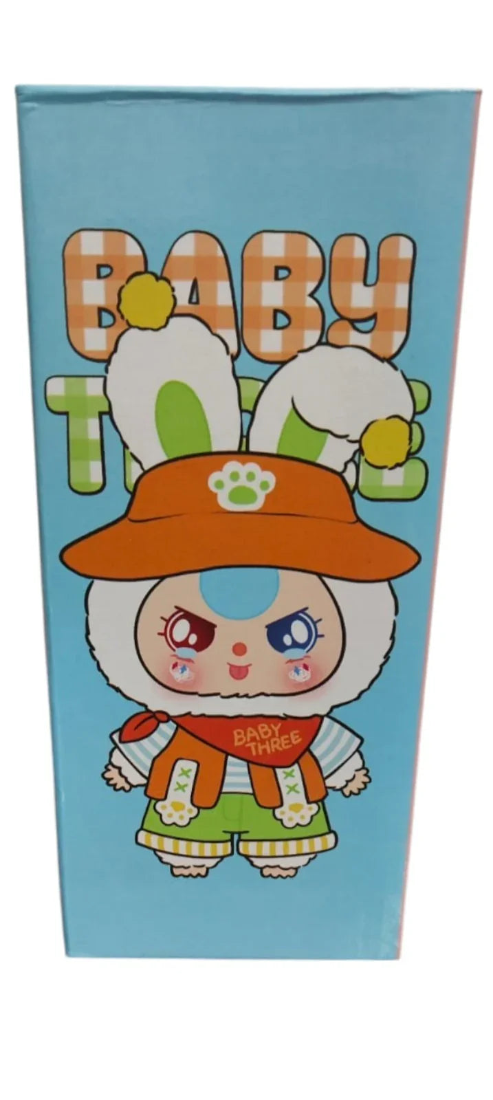 BABY THREE Colorful Stainless Steel Water Bottle – 500ml | With Lid & Metal Straw | Cute Character Design - Jaiman Toys