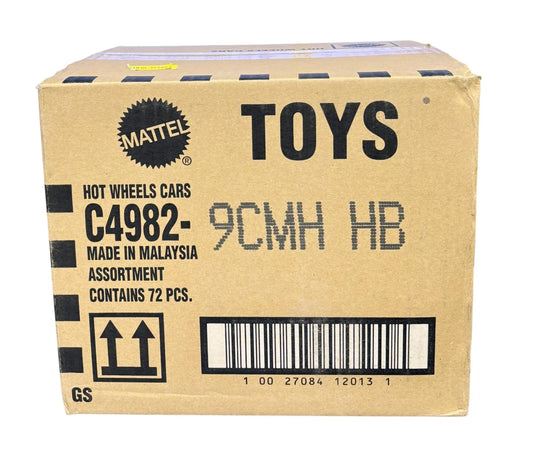 Hot Wheels 2025 Factory-Sealed Case H (9CMH HB) – 72 Die-Cast Cars by Mattel (Brand New Box) - Jaiman Toys