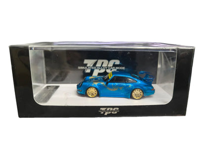 7PC Porsche RWB -964 Blue Diecast Car Model - Jaiman Toys