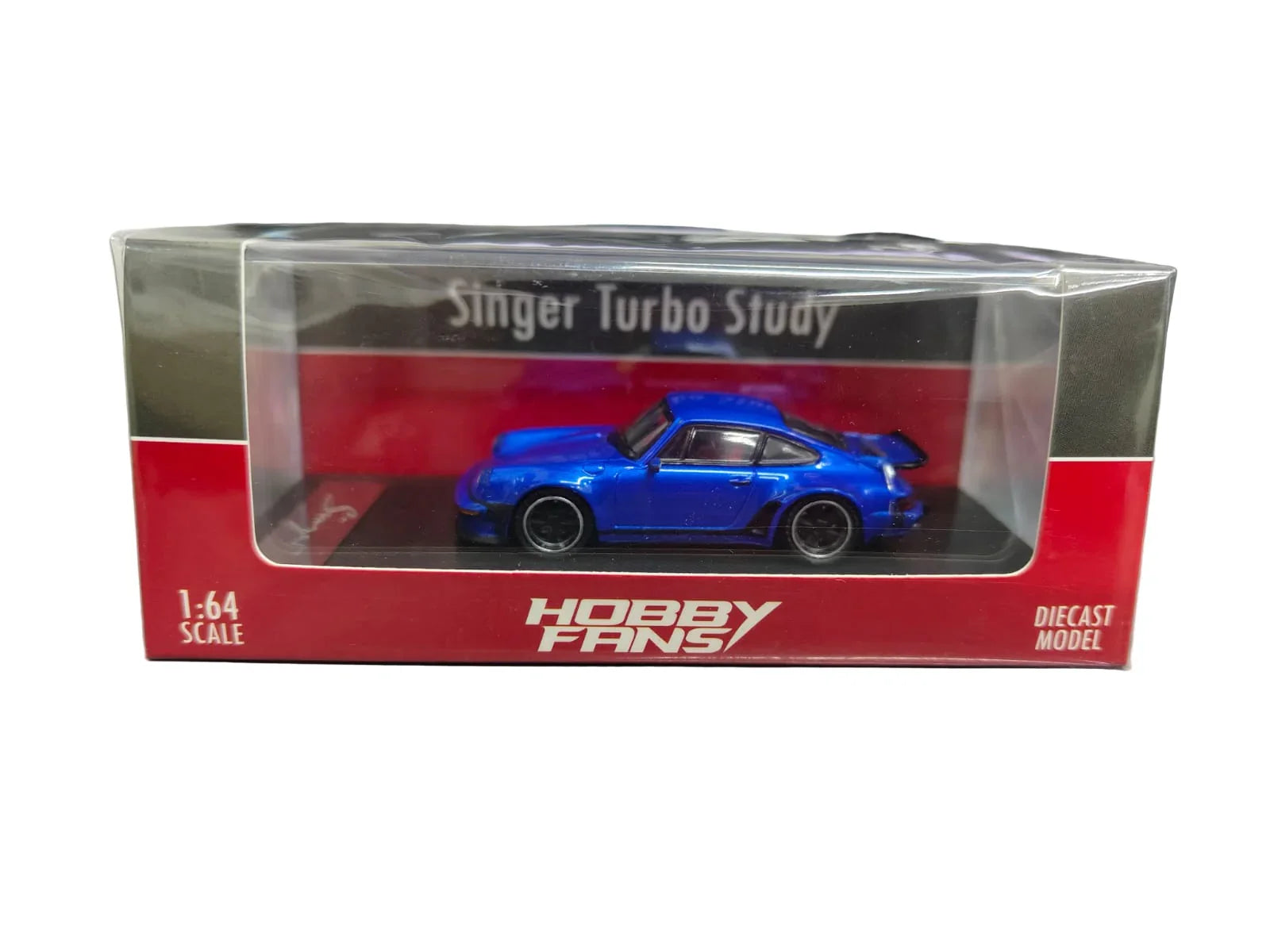 Hobby Fans 1/64 Scale Porsche 930 Singer Turbo Study Blue Diecast Car Model - Jaiman Toys