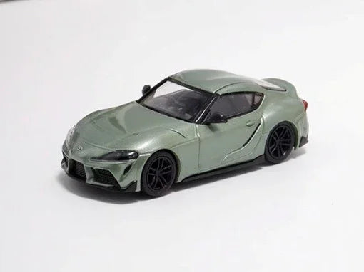 BSC 1:64 Scale Toyota GR Supra A90 Matte Green Diecast Cat Model - Jaiman Toys
