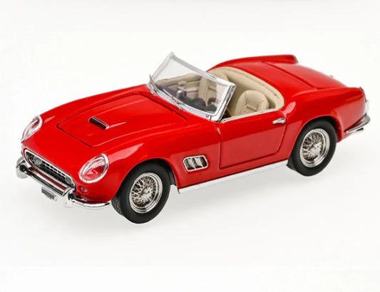 GFCC 1:64 Scale 1960 SWB Ferrari 250GT California Red Miner Convertible Diecast Car Model - Jaiman Toys