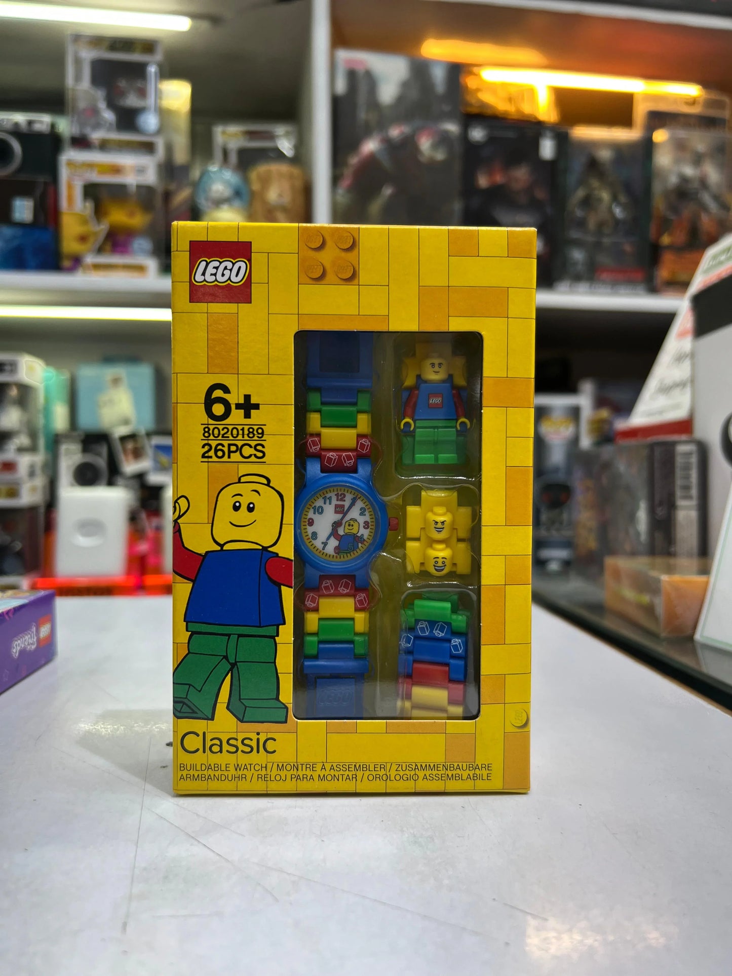 LEGO Classic 8020189 Buildable Minifigure Link Watch  Kids Creative Timepiece