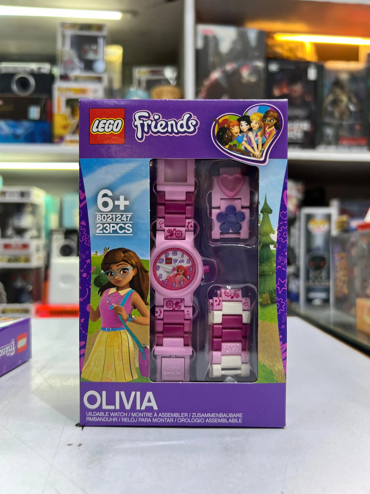 LEGO Friends Olivia 8021247 Buildable Kids Watch  Collectible Minifigure Link Timepiece