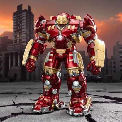 ZD Toys 1/10 Scale Marvel Iron Man MK44 1907-44 Hulkbuster Collectible Action Figure –With LED Light Function