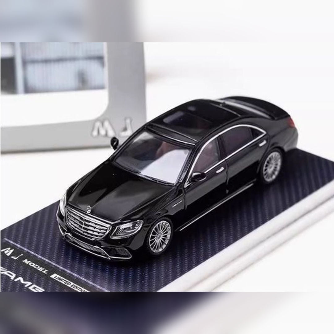 MJ Model 1:64 Mercedes-Benz S65 AMG W222 Diecast Car Model | Luxury AMG S-Class Collectible