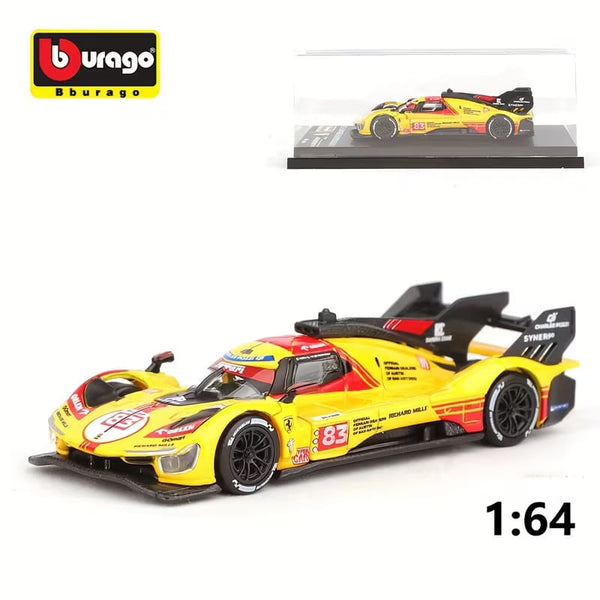 Bburago 1:64 Ferrari 499P Racing Die-Cast Model Car – Official Licensed Ferrari Collectible | 2 Colour Variants
