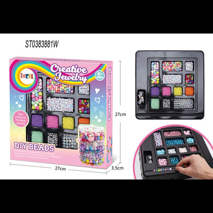DIY Creative Jewelry DIY Beads Bracelet Making Kit for Kids 6+