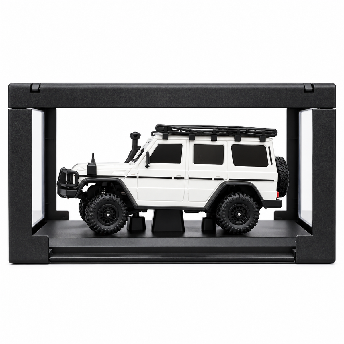 HB Toys 1:43 Scale Racing Rally RC Climb Off-Road 4WD SUV | 2.4GHz Remote Control, Ready to Run (RTR) | White