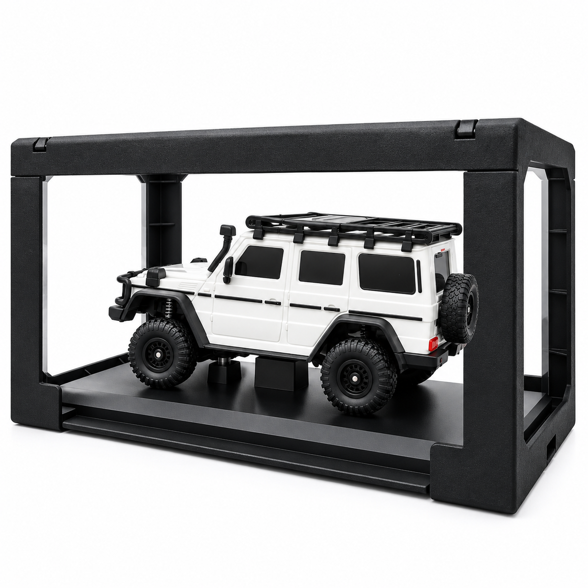 HB Toys 1:43 Scale Racing Rally RC Climb Off-Road 4WD SUV | 2.4GHz Remote Control, Ready to Run (RTR) | White