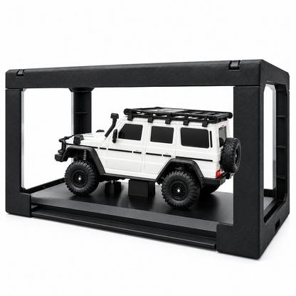 HB Toys 1:43 Scale Racing Rally RC Climb Off-Road 4WD SUV | 2.4GHz Remote Control, Ready to Run (RTR) | White
