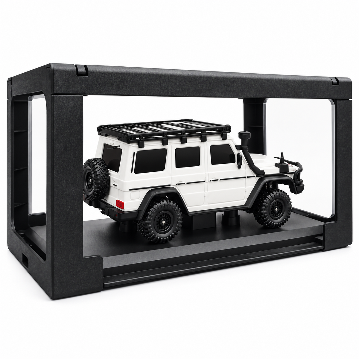 HB Toys 1:43 Scale Racing Rally RC Climb Off-Road 4WD SUV | 2.4GHz Remote Control, Ready to Run (RTR) | White