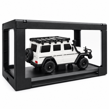 HB Toys 1:43 Scale Racing Rally RC Climb Off-Road 4WD SUV | 2.4GHz Remote Control, Ready to Run (RTR) | White