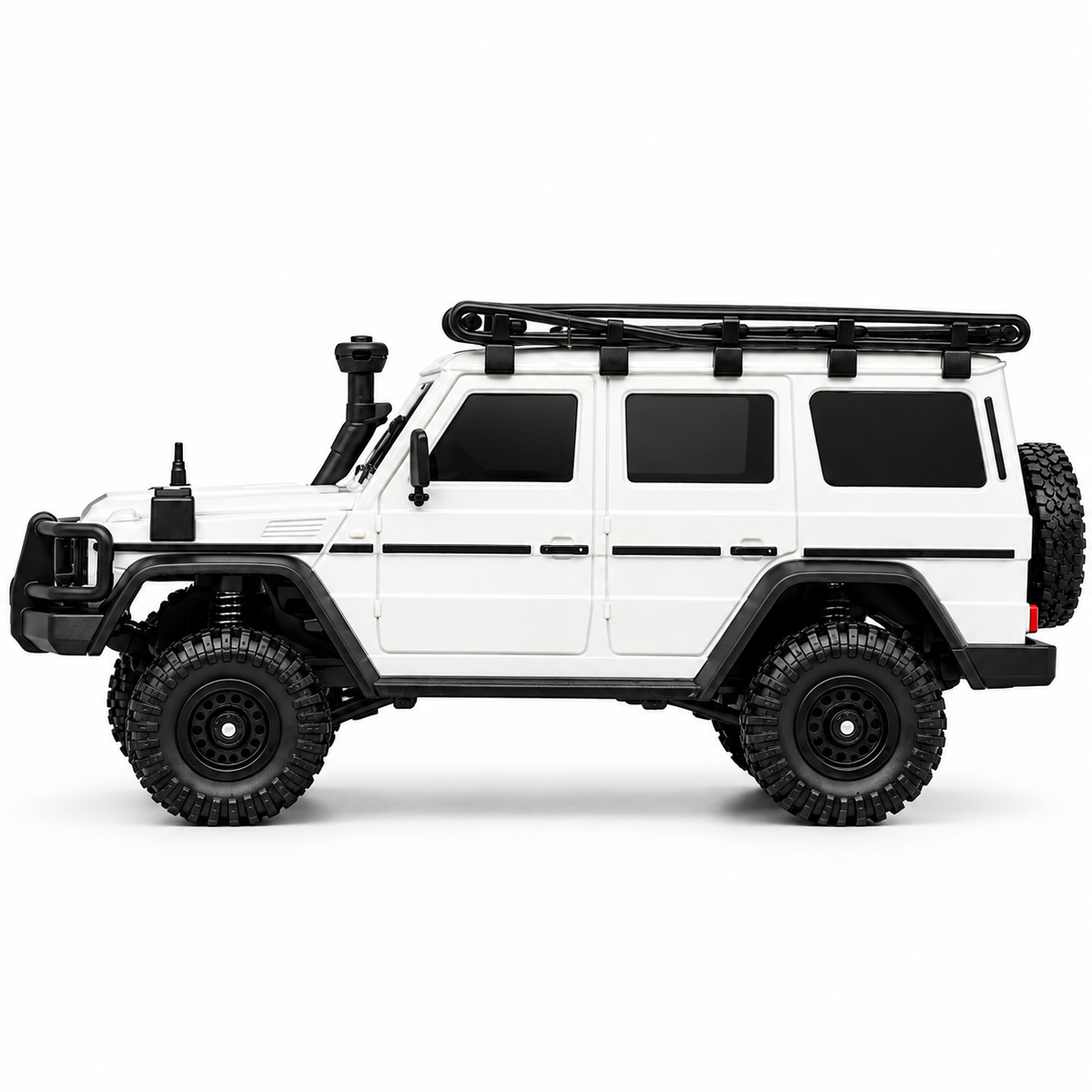 HB Toys 1:43 Scale Racing Rally RC Climb Off-Road 4WD SUV | 2.4GHz Remote Control, Ready to Run (RTR) | White