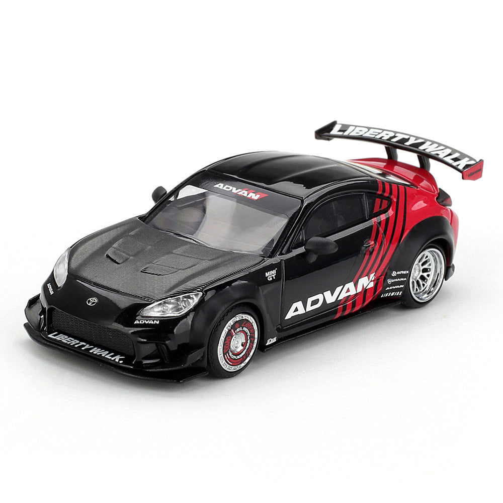 Mini GT 1:64 Toyota GR86 LB☆Nation Advan Diecast Model Car