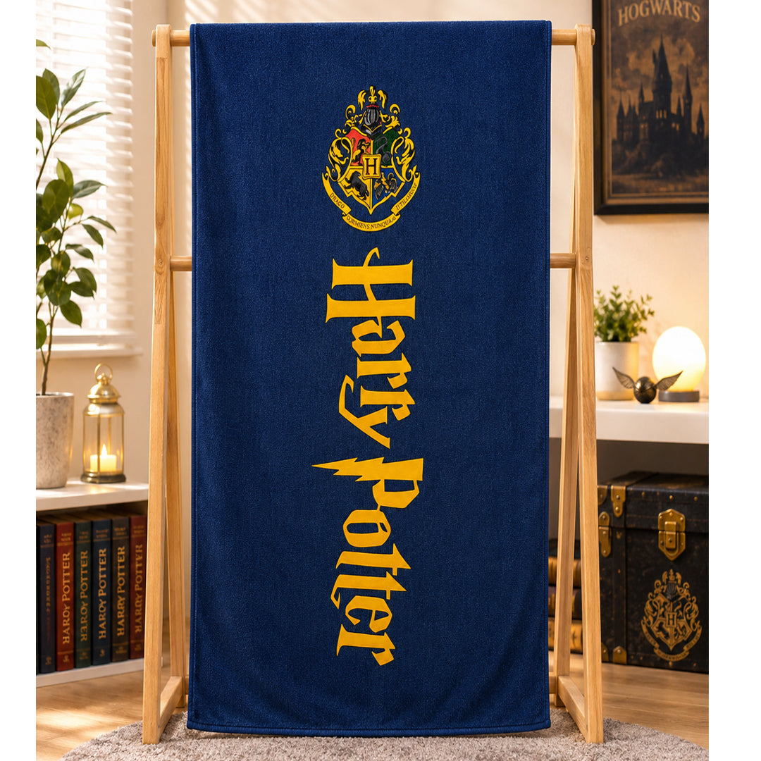 Harry Potter Quick Dry Beach Towel 54 x 28 Inch  | Super Soft & Absorbent Microfiber Towel for Beach, Pool, Gym & Travel