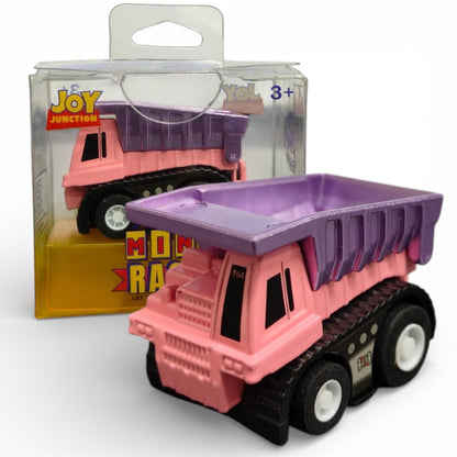 Joy Junction 1:64 Mini Racer Alloy Metal Dump Truck Toy with Pull-Back Function