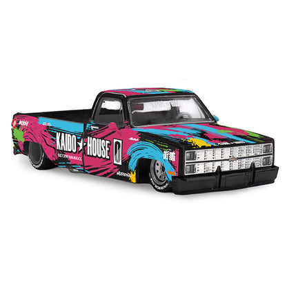 Mini GT 1:64 Scale Chevrolet Silverado Dually Kaido Splash V1 Diecast Scale Model Car | Collectible Model
