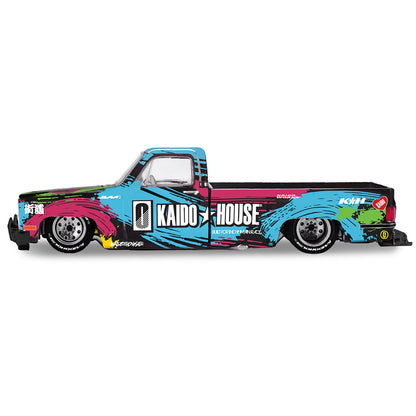 Mini GT 1:64 Scale Chevrolet Silverado Dually Kaido Splash V1 Diecast Scale Model Car | Collectible Model
