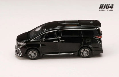 Hobby Japan 1:64 Toyota Alphard Z (H40W) Black Die-Cast Model with Display Case | HJ642078CBK