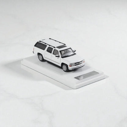 Chevrolet Suburban 1:64 MK Miniatures White diecast scale model car - Jaiman Toys