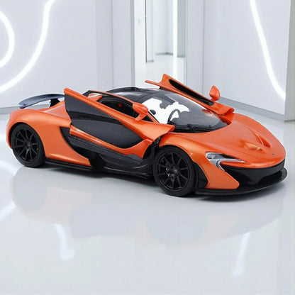 RASTAR 1:14 Pagani Huayra BC RC Car – Licensed Remote Control Supercar with Gullwing Doors & LED Lights (ORANGE)