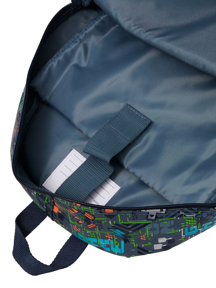Smiggle Gaming Backpack 42cm | Kids School Bag with Gamer Controller Badge, Dual Bottle Pockets & Padded Straps