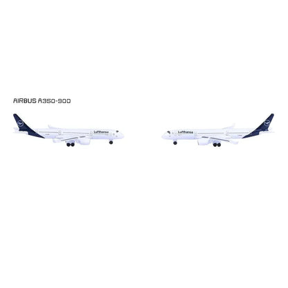 Majorette Miniatura Airbus A350-900 Airport Die-Cast Aircraft | Metal Body