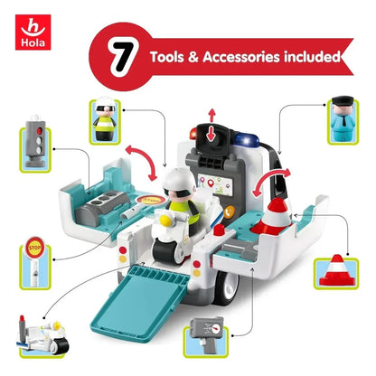 Hola Early Learning Police Car – Interactive Educational Toy for Toddlers - Jaiman Toys