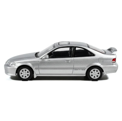 Para64 – 1999 Honda Civic Si EM1 Vogue Silver Metallic | 1:64 Scale Diecast Car