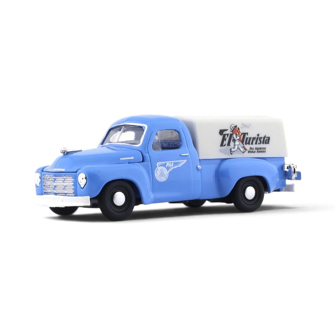 M2 Machines 1:64 1950 Studebaker 2R Truck Pan American World Airways El Turista R99 | Limited 9,600 Pcs Die-Cast Collectible