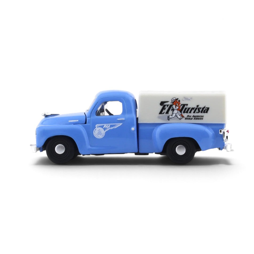 M2 Machines 1:64 1950 Studebaker 2R Truck Pan American World Airways El Turista R99 | Limited 9,600 Pcs Die-Cast Collectible
