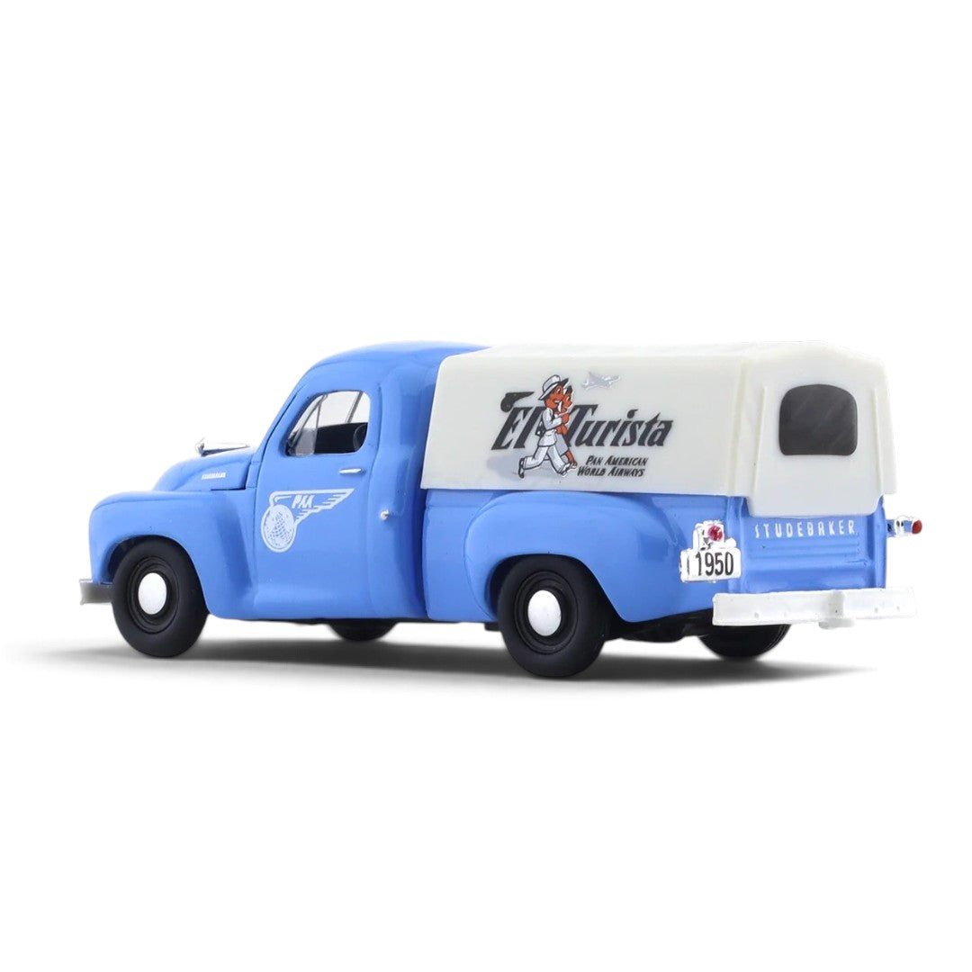 M2 Machines 1:64 1950 Studebaker 2R Truck Pan American World Airways El Turista R99 | Limited 9,600 Pcs Die-Cast Collectible