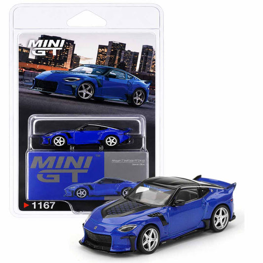MINI GT 1:64 (Blister Pack) Nissan Z VeilSide FFZ400 Seiran Blue Die-Cast Model Car