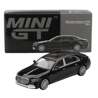 Mini GT 1:64 – Mercedes-Maybach S 680 Black – Diecast Model Car