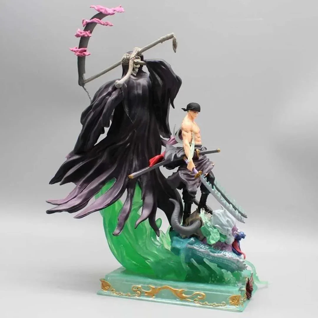 Ultimate Action One Piece Roronoa Zoro 26 CM Grim Reaper Statue Figure | Anime Collectible PVC Action Display Model