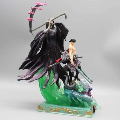 Ultimate Action One Piece Roronoa Zoro 26 CM Grim Reaper Statue Figure | Anime Collectible PVC Action Display Model