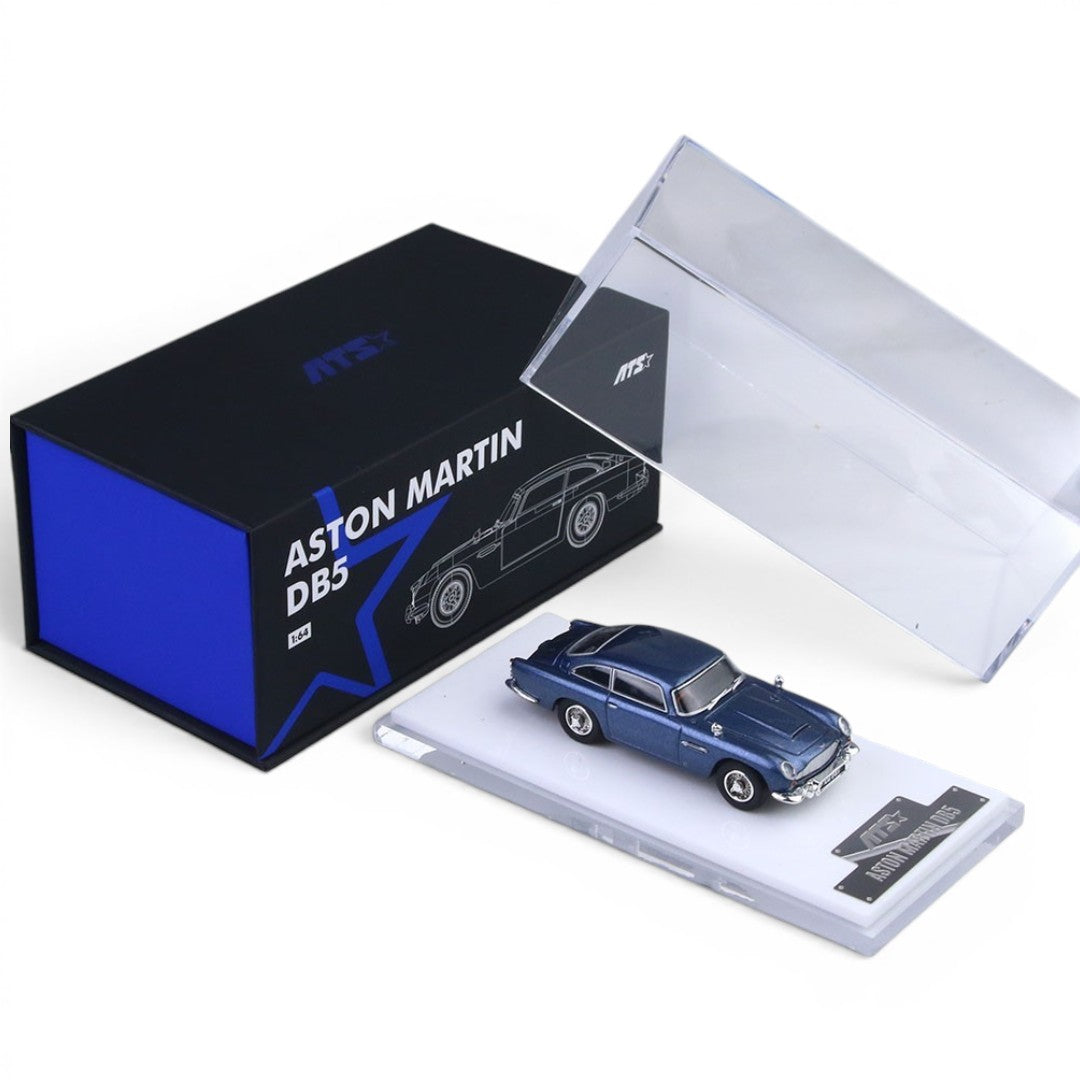 ATS 1:64 Aston Martin DB5 Diecast Model Car | Premium Classic British Sports Car Collectible