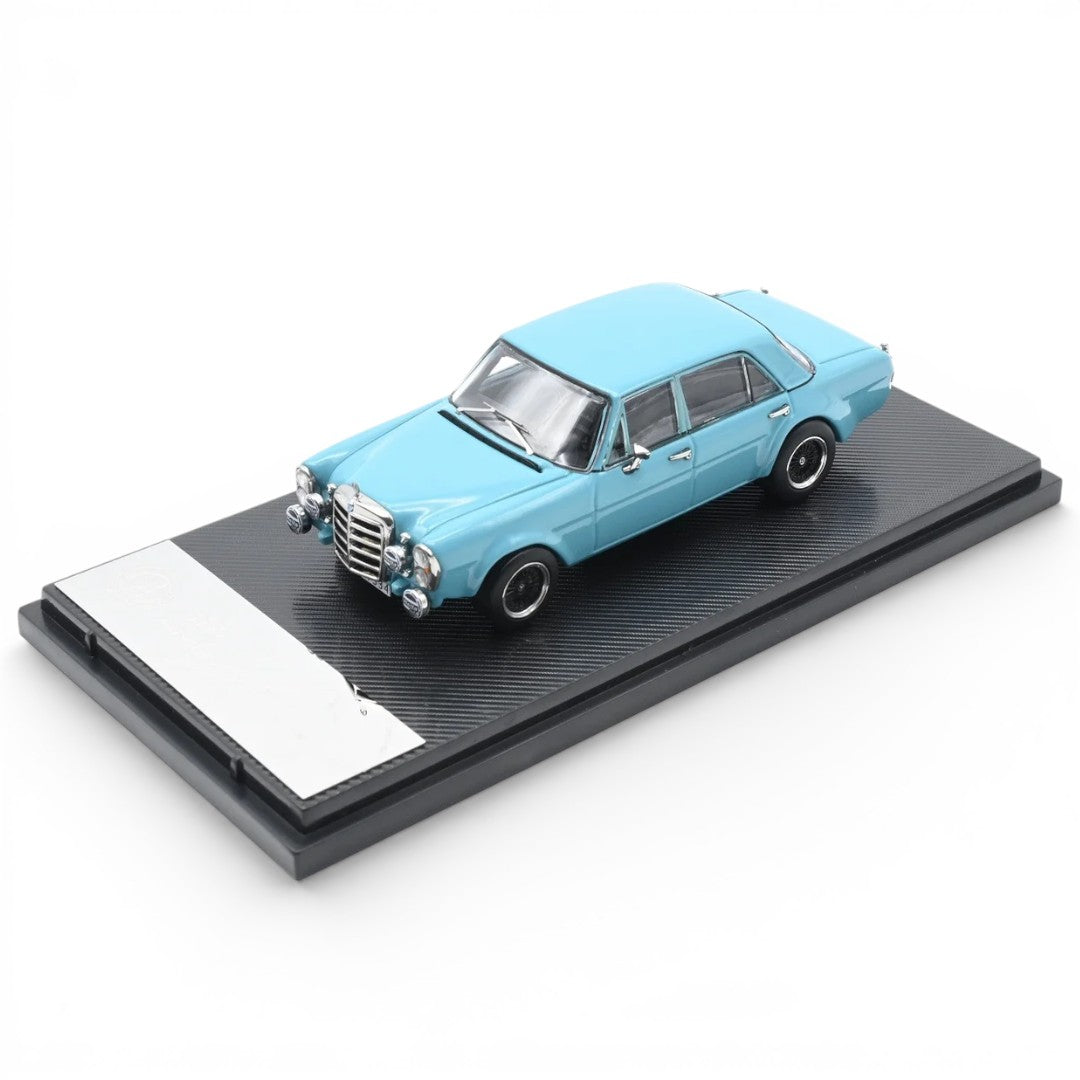 Liberty64 1:64 Mercedes-Benz 300SEL 6.8 AMG (W109) Diecast Car Model – Classic Blue Collector Edition