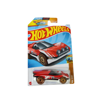 Hot Wheels 1:64 Scale 5-Car Die-Cast Set | ’71 Lamborghini Miura SV, Dessert Drifter HTD87, Mazda RX-3, Rally Speciale & HW Modified Punk Rod