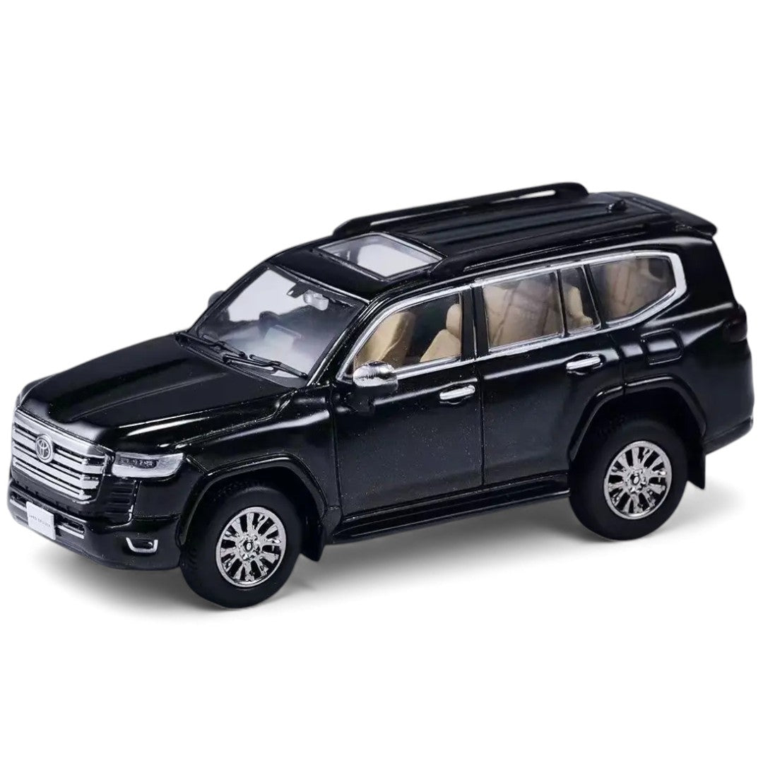 GCD 1:64 Toyota Land Cruiser LC300 GR Sport – Black LHD | Premium Diecast Model Car