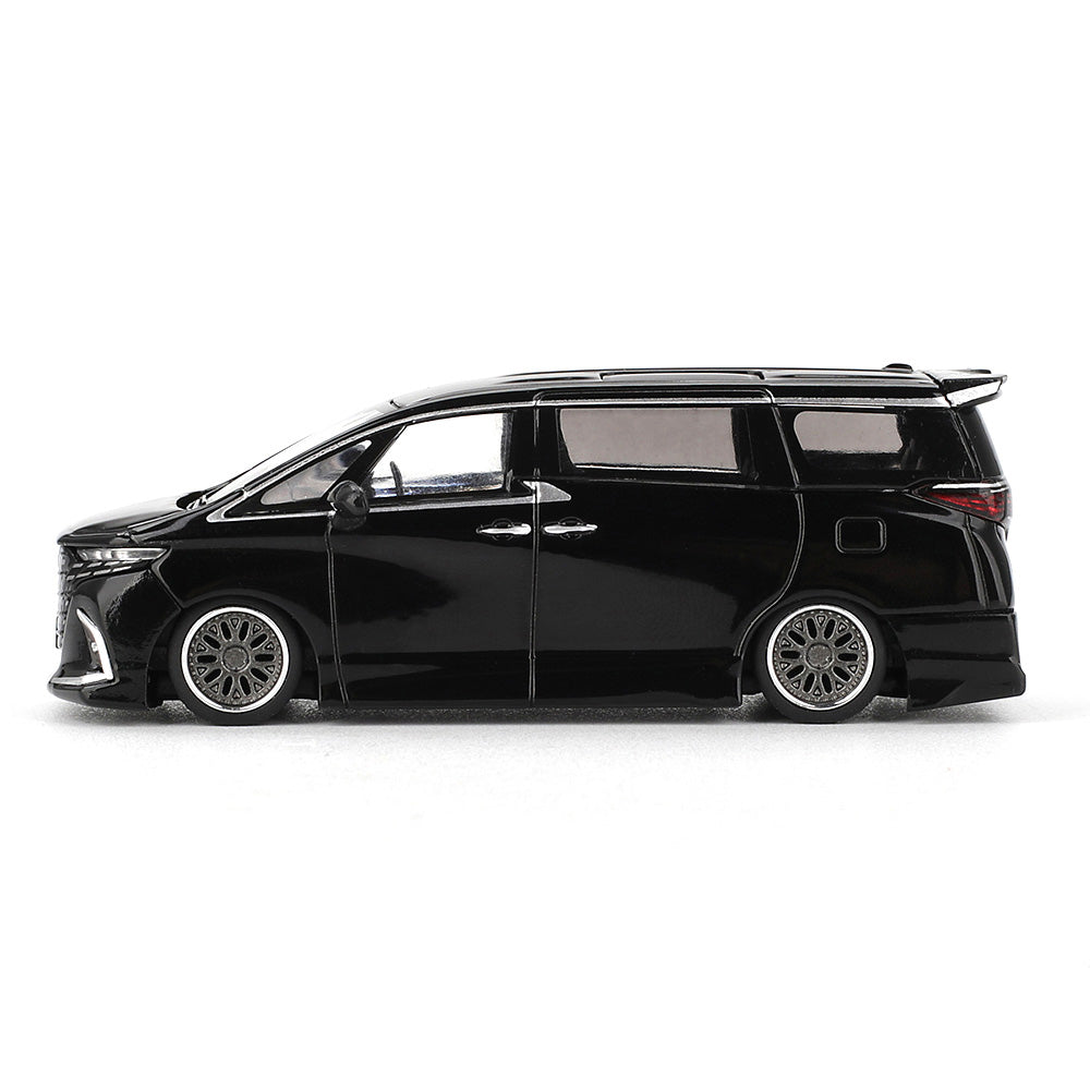 MINI GT 1:64 (Blister Pack) Toyota Alphard 40 KUHL Black Diecast Model Car | MGT01179 | Collectible Car
