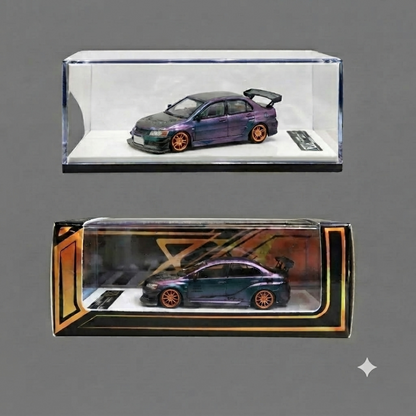 404 Error Mitsubishi Lancer Evolution X Varis B Pearl 1:64 Scale Diecast Model Car | Collector Display Case | 2 Variant Options
